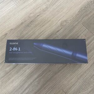 2-in-1 Hair Straightener and Curler - Blue